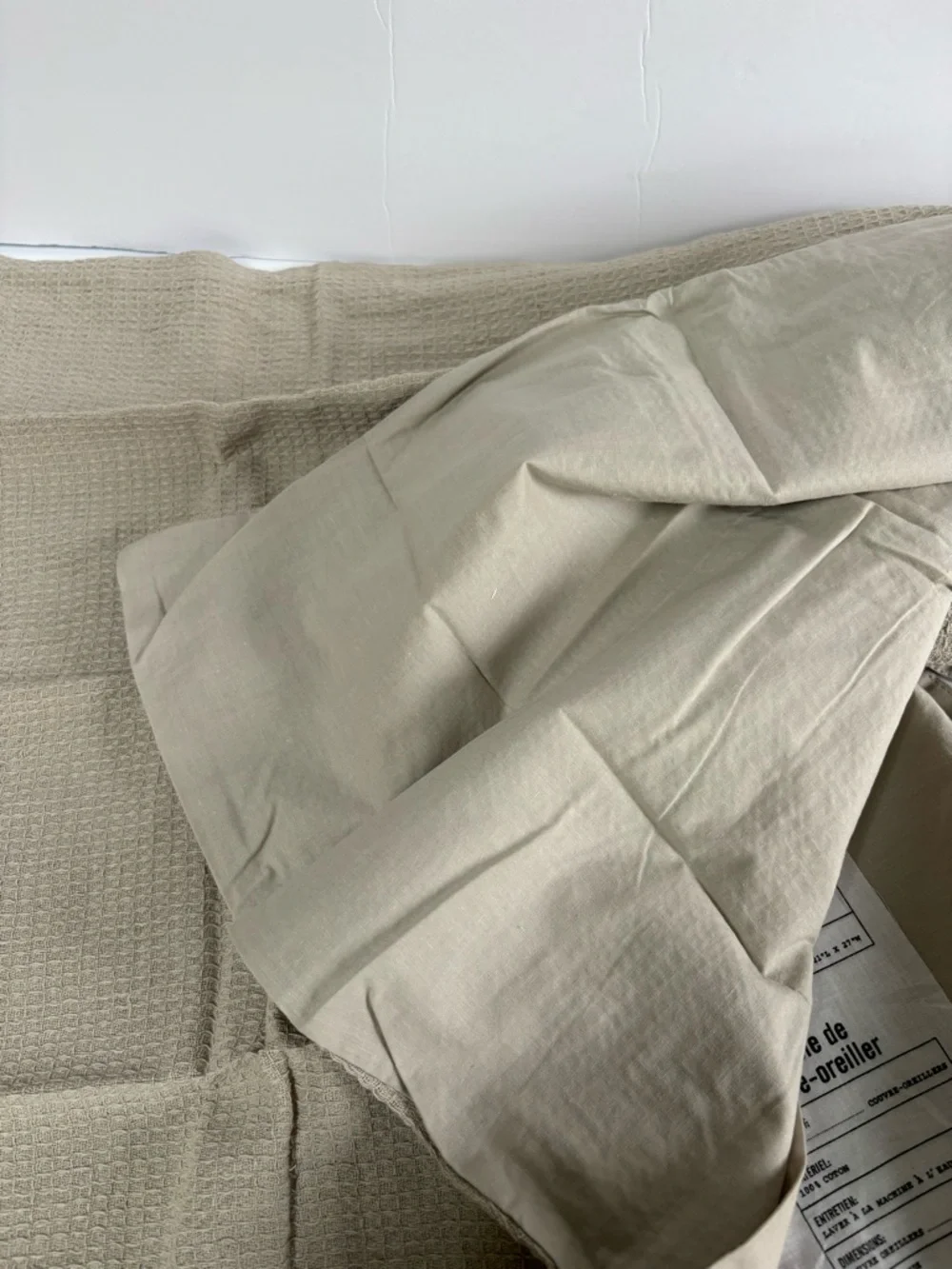 NWT Urban Outfitters Emi Waffle Cotton Sham Set